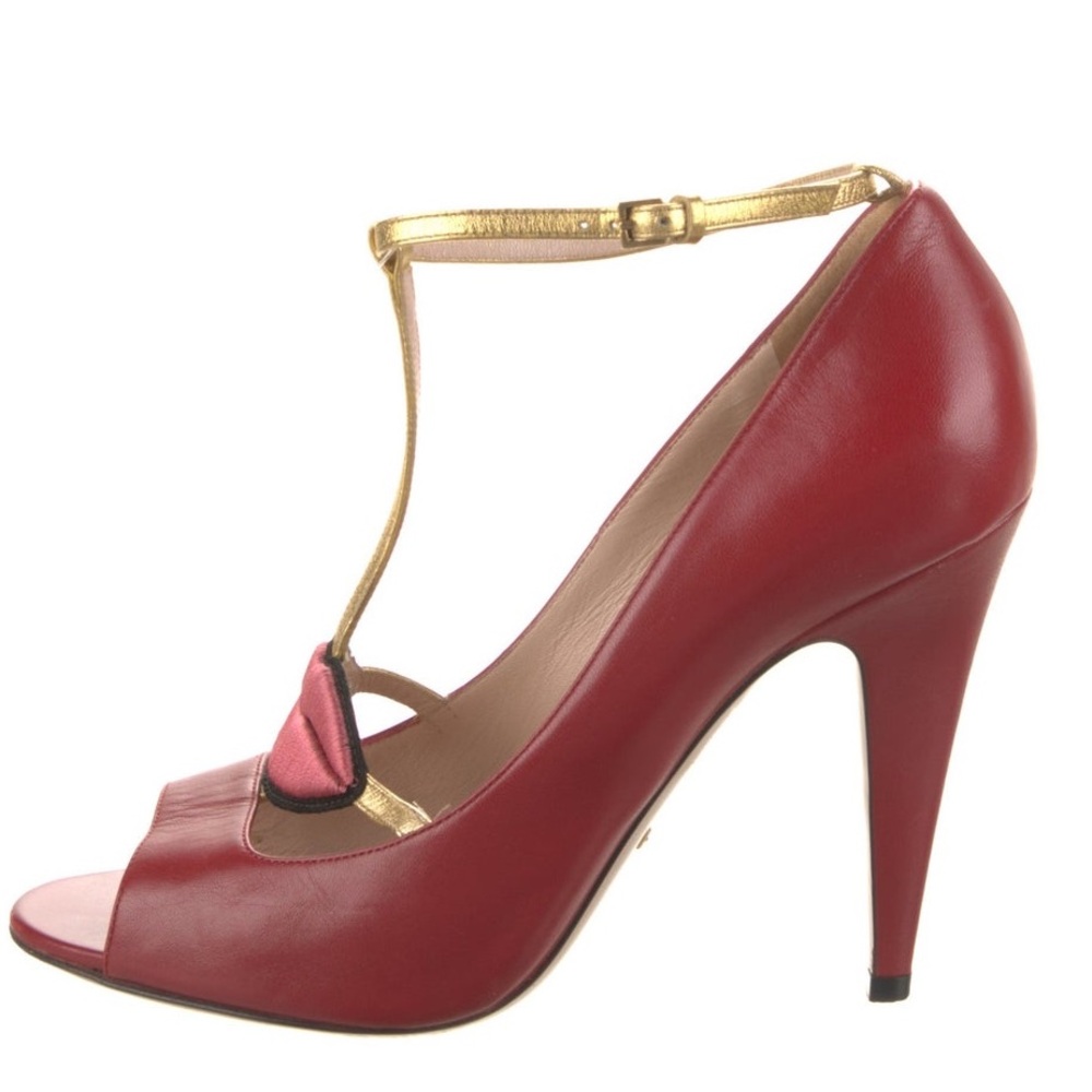 👠 Gucci Molina leather heels - Picture 7 of 11